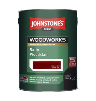 Almi - Johnstones Satin Wood Medium Oak 5,0 l 