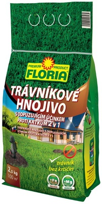 Almi Praha - Trávníkové hnojivo s odpuzujícím účinkem proti krtkům 2,5 kg