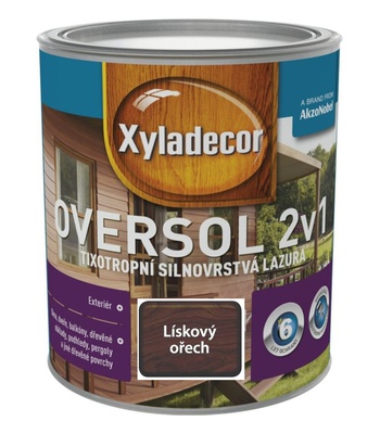 Almi Praha - Xyladecor Oversol 2v1 lískový ořech 5,0 l