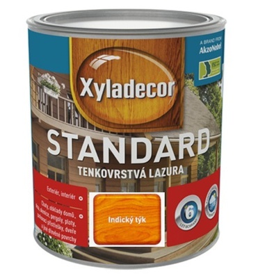 Almi Praha - Xyladecor Standard lazura 0026 teak indický 2,5 l