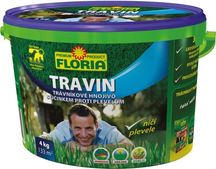 Almi - Travin trávníkové hnojivo a účinkem proti plevelům 4 kg