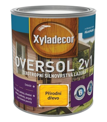 Almi Praha - Xyladecor Oversol 2v1 přírodní dřevo 2,5 l