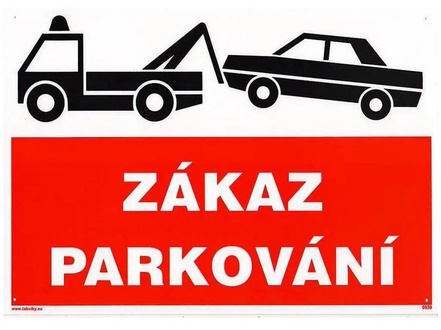 Almi - Tabulka - ZÁKAZ PARKOVÁNÍ