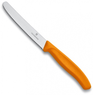 Almi - Nůž na rajčata, vlnitý VICTORINOX 6.7836.L119 oranžový