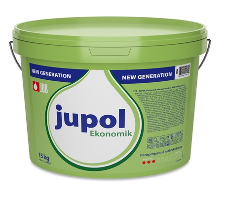 Almi Praha - Jupol Ekonomik bílá malířská barva 10 l, 15 kg