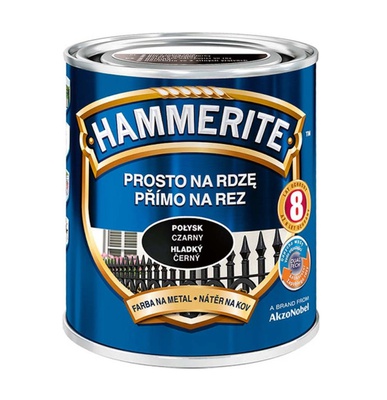 Almi Praha - Hammerite hladká, černá  700 ml