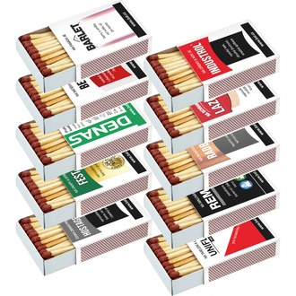 Almi - Zápalky kuřácké sirky 10 krabiček, BALhome