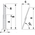 Almi Praha - Hliníkový žebřík ALVE typ 8818 Forte, dvoudílný výsuvný s lanem, rozšířená verze
