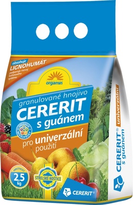 Almi Praha - Cererit 2,5 kg univerzální granulované hnojivo s guánem