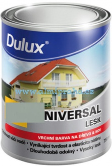 Almi - Dulux Universal 1010 0,75L lesklá, šeď pastelová