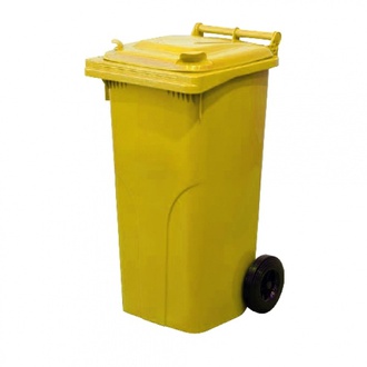 Almi - Popelnice - nádoba na odpad PH 120 l na kolečkách, žlutá