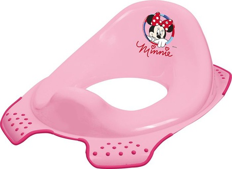 Almi - Dětské WC sedátko, adaptér s obrázkem MINNIE, růžové