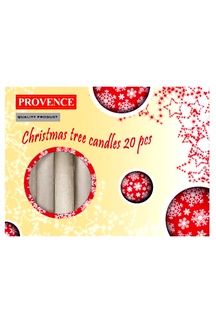 Almi - Provence Vánoční svíčky bílé 20 ks