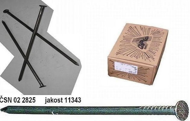 Almi Praha - Hřebík stavební 260x7,6mm (1kg)