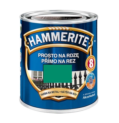 Almi Praha - Hammerite hladká, zelená  250 ml