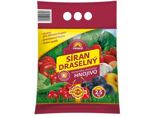 Almi Praha - Síran draselný 2,5kg minerální hnojivo