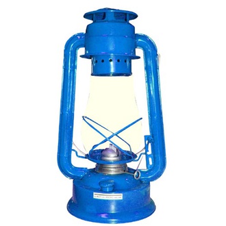 Almi - Lampa petrolejová 30cm, modrá