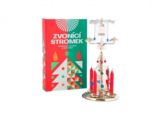 Almi Praha - Logimax Tradiční Andělské zvonění stromek stříbrný