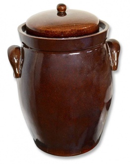 Almi - Sud na zelí  4,5l buclák s víkem, keramika
