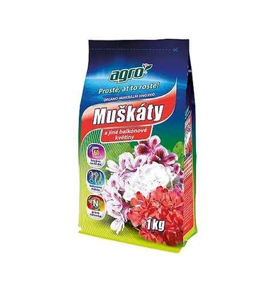 Almi Praha - Agro organominerální hnojivo muškáty 1 kg