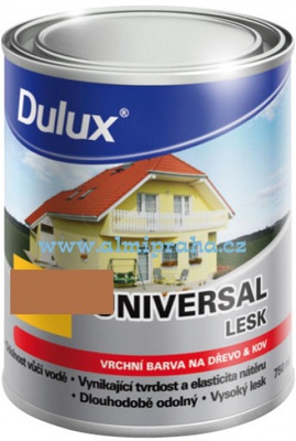 Almi Praha - Dulux Universal 2210 0,75L lesklá, světlé hnědá