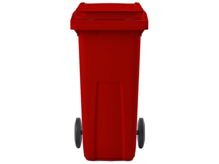 Almi - Popelnice - nádoba na odpad PH 120 l na kolečkách, červená