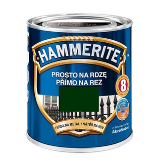 Almi - Hammerite hladká, tmavě zelená  250 ml