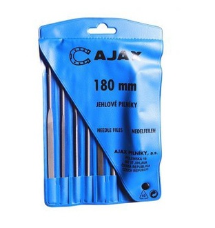 Almi - AJAX sada jehlových pilníků 180/2 - 6ks s držadlem