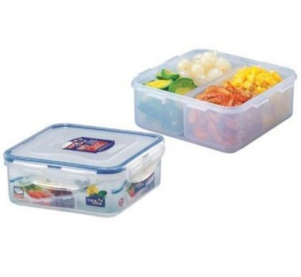 Almi Praha - Dóza na potraviny LOCK, objem  870ml, HPL 823C dělená