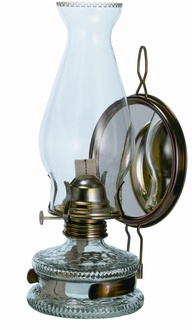 Almi - Lampa petrolejová zrcadlo s cylindrem EAGLE 31,5cm