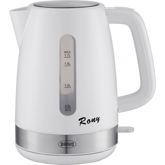 Almi - BRAVO konvice rychlovarná RONY 1,7L, B-4777 bílá