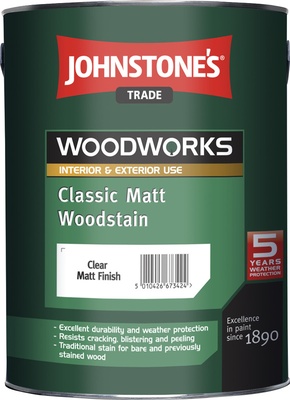 Almi Praha - Johnstones Classic Matt Woodstain Walnut 5 l