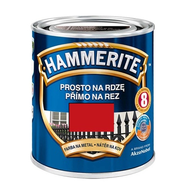 Almi Praha - Hammerite hladká, červená  700 ml