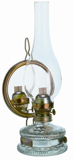 Almi - Lampa petrolejová zrcadlo s cylindrem 147/11, 35,3cm