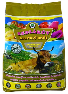 Almi - Pravý kravský hnůj 3 kg granulovaný