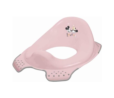 Almi - Dětské WC sedátko, adaptér s obrázkem Disney MINNIE, růžové