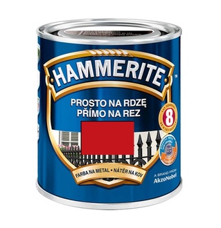 Almi - Hammerite hladká, červená  250 ml