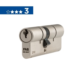 Almi - Bezpečnostní cylindrická vložka FAB 3.00/DNs 45+50, nikl, 5 klíčů