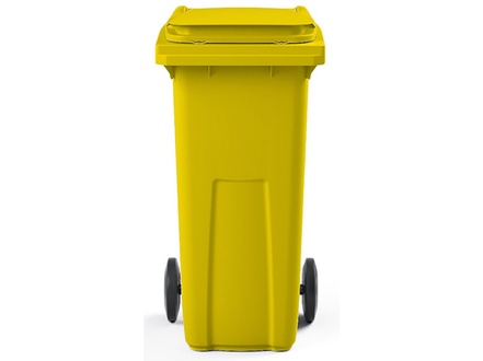 Almi - Popelnice - nádoba na odpad PH 120 l na kolečkách, žlutá