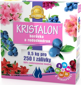 Almi - KRISTALON Borůvky a Rododendrony, krystalické hnojivo 0,5 kg