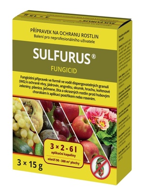 Almi Praha - Sulfurus fungicid proti padlí 3x15g