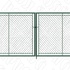 Almi Praha - Brána dvoukřídlá, výška 150 cm, šíře 400 cm, oko, zelená
