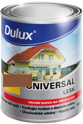 Almi Praha - Dulux Universal 2320 0,75L lesklá, hněď kávová