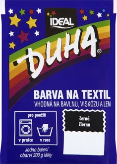 Almi - Ideal Duha barva na textil č.17 černá 15 g