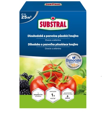 Almi Praha - Substral Osmocote dlouhodobé hnojivo pro ovoce a zeleninu 750 g