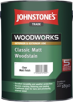 Almi - Johnstones Classic Matt Woodstain Teak  2,5 l