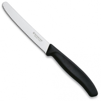 Almi - Nůž na rajčata, vlnitý VICTORINOX 6.7833 černý