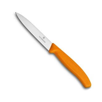 Almi - Nůž na zeleninu 10cm, VICTORINOX 6.7706.L119 oranžový