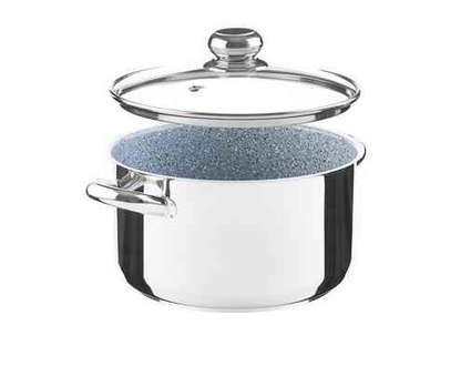 Almi - Hrnec Kolimax Cerammax Pro Standard s poklicí, průměr 22cm, objem 4.5l, keramický povrch šedý granit