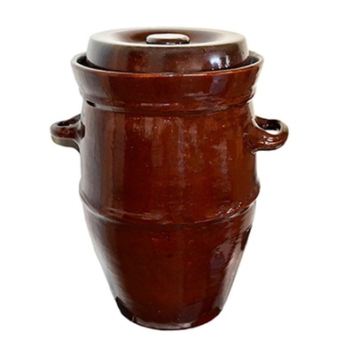 Almi Praha - Sud na zelí 30l s víkem, keramika